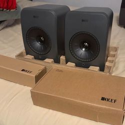 KEF LSX II LT Wireless HiFi Monitor Speakers | Premium Bookshelf System | Uni-Q Driver | High-Resolution Audio