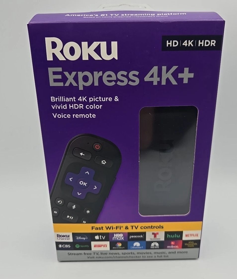 Roku Express 4K+ Streaming Media Player HD/4K/HDR with Smooth Wireless 3941R2