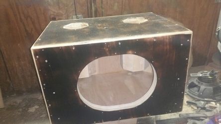 Custom built birch subwoofer enclosures