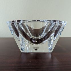 Orrefors Sweden Crystal ORION BOWL Dish 6x3 with Small chip