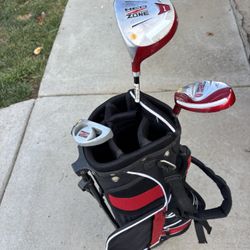 Left And Right Handed Junior/Child Golf Club Sets With Bags
