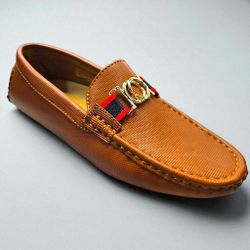 Kids Cognac Loafers