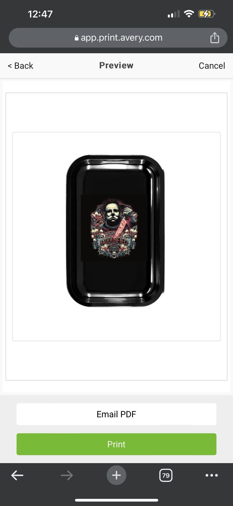 Michael Myers Tray