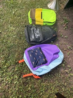 3 school backpacks!