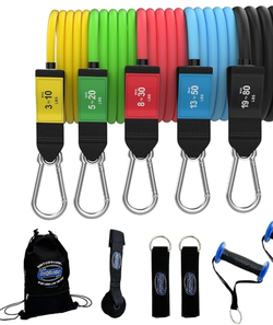 Bodylastics Patented Basic Series Resistance Band Set