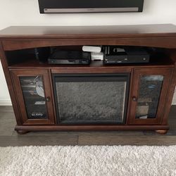 Media Cabinet/electric Fireplace