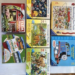 Lot Of Children’s Floor Puzzles 
