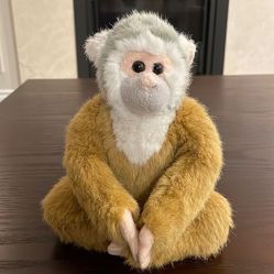 K&amp;M International Small monkey with Velcro hands Good Condition 10 inch long 