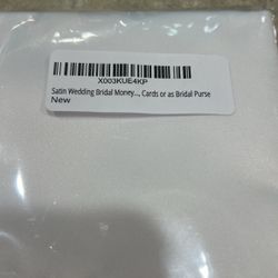 Satin Wedding Bridal Money Bag 