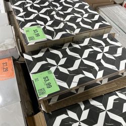 Eva Decor Black 12x24 Polished Ceramic Tile