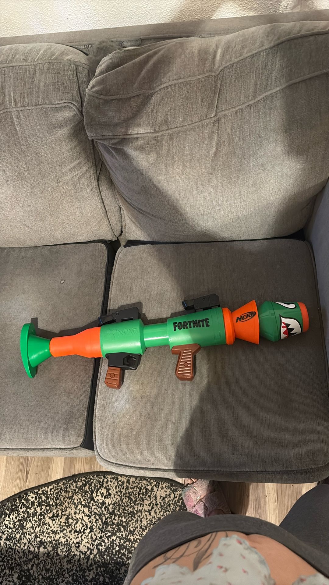Nerf Fortnite Rocket Launcher Foam Rocket Blaster Gun Only Excellent Condition