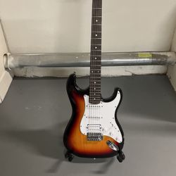 Donner Electric Guitar Tobacco Smoke Color Three Pickups Bridge Pickup Is A Humbucking Pick Up 