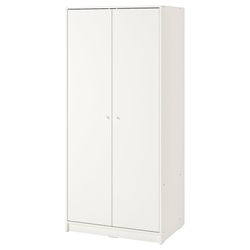 IKEA Wardrobe with 2 doors, white, 31 1/4x21 5/8x69 1/4"