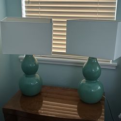 2 Matching Lamps Approx26 Inch High