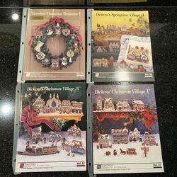 4 Vintage Douglas Designs Christmas Cross Stitch Patterns Vol 44 48 51 & 57 