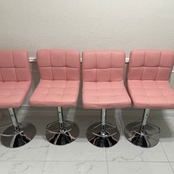 Set De 4 Bar Stools 