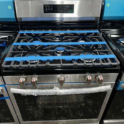 Frigidaire 30in Gas Stove 5burner In Stainless Steel With 6 Months Warranty 