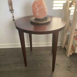 Heavy Duty Wood Round Side Table Very Heavy 