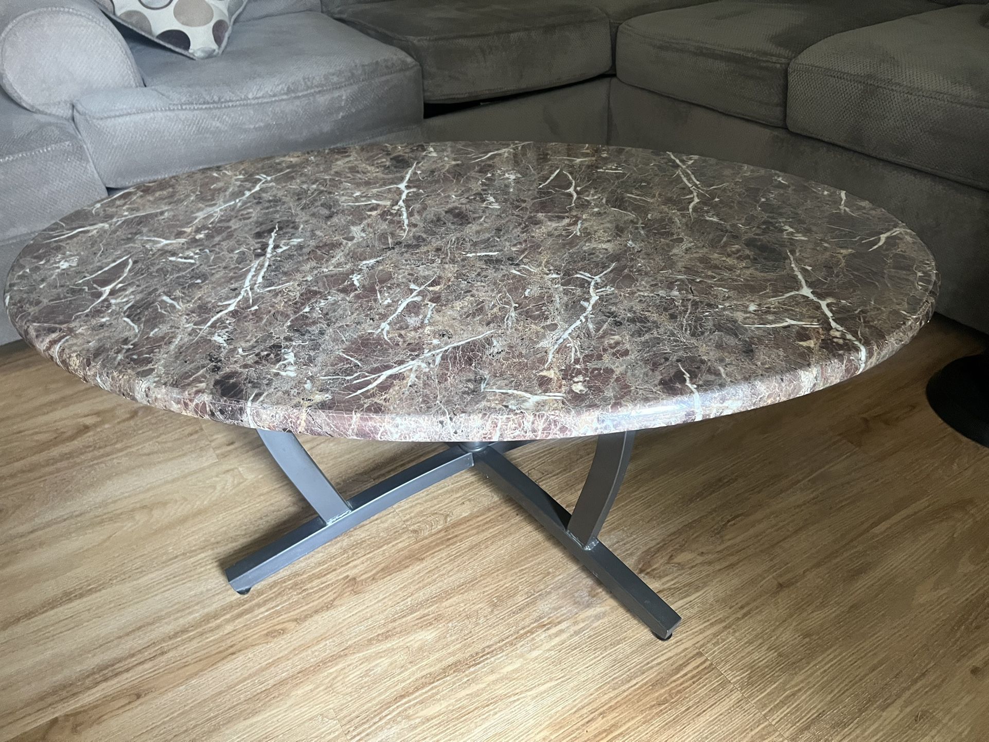 coffee table with matching two end tables