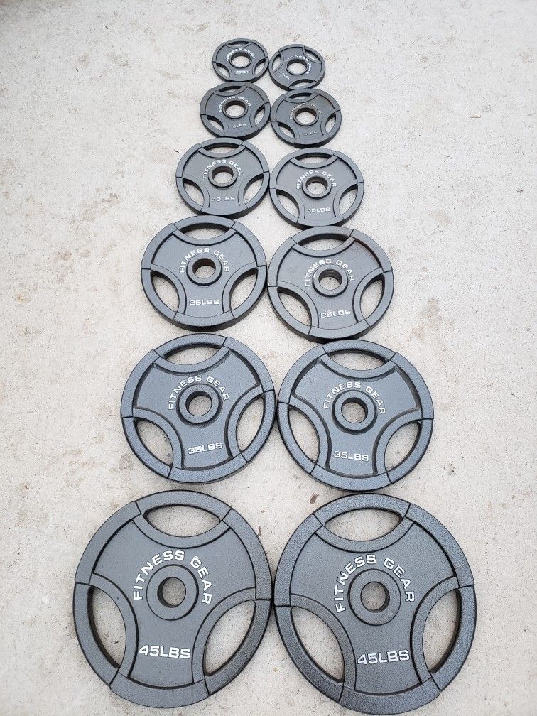 Fitness Gear Olympic Size Weights Set