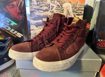 Nike SB Zoom Blazer Mid Premium 'Maroon Patchwork' - Size 10.5