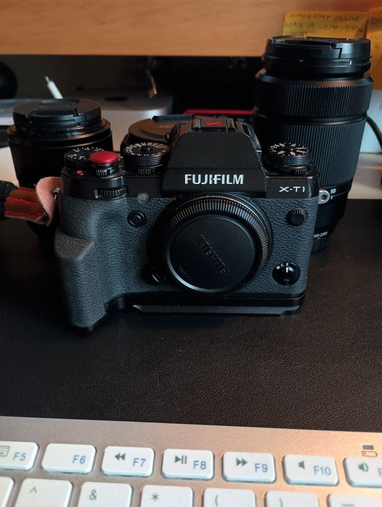 Fujifilm X-T1 - $450|| Fuji Mount Lens 50-230mm $150, 12mm- $100 , 33mm-$150
