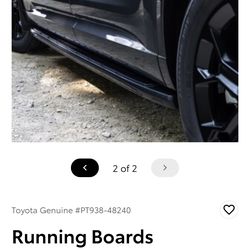 Toyota grand highlander running boards