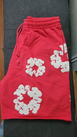 Red Denim Tears Shorts Size Medium New