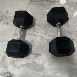 Cash only no Zelle Brand new pair never used 45lb rubber hex dumbbells total 90lb have other items too check page thxs