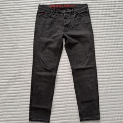 HUGO - Men’s Jeans - Dark Grey/Faded Black 
