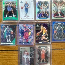 NBA Rookie Lot (10 Cards) RJ Barrett, Reaves Spectra RC, Sengun, Blue Ziaire /19