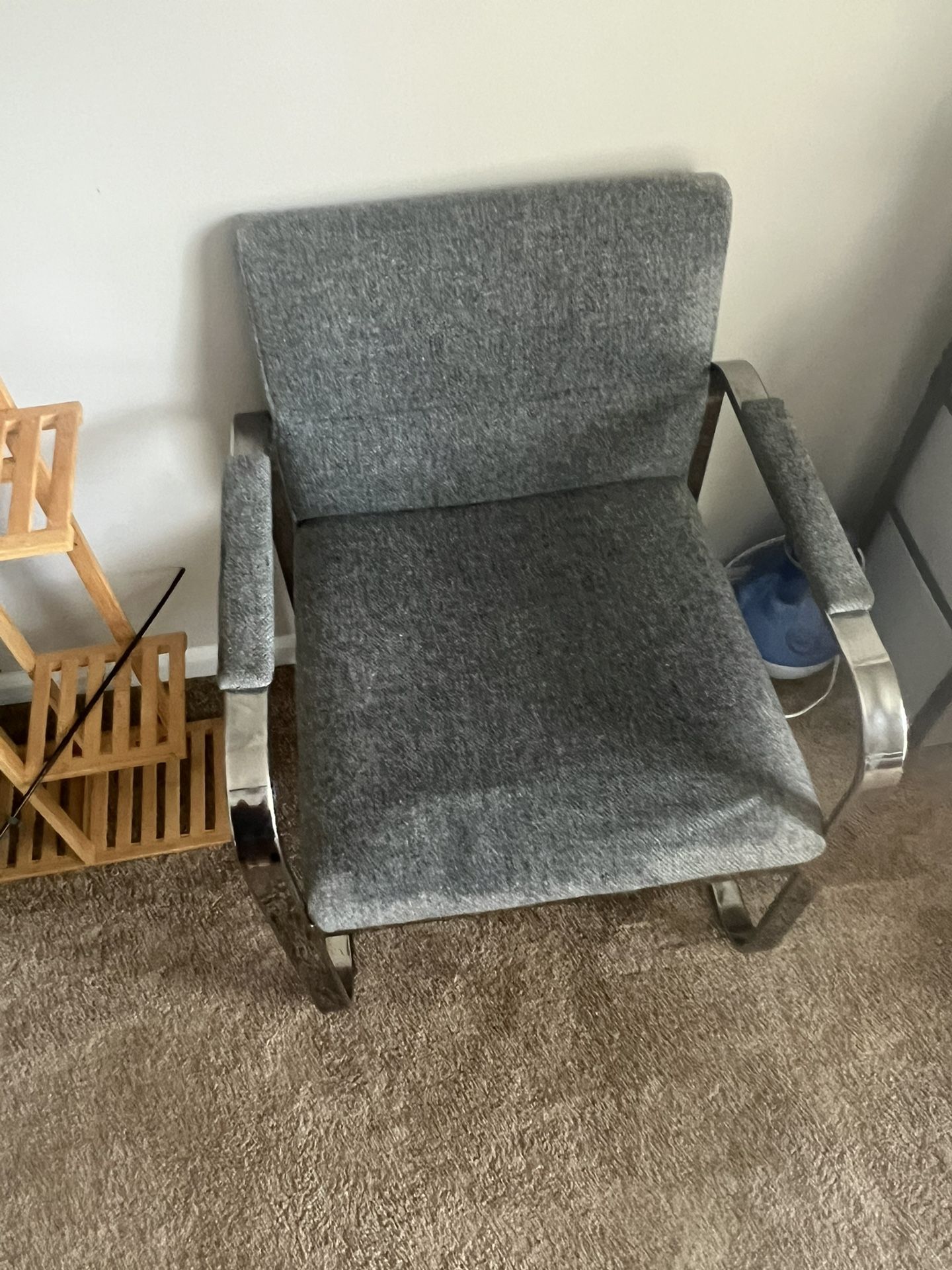 office chair for meeting room Conference Desk(Grey 3Pack