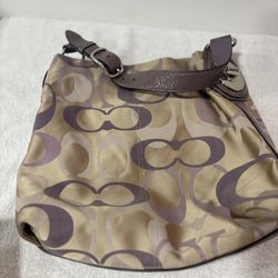Coach Vintage Purple Handbag 