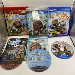 Little Big Planet 1 2 & 3 Playstation 3/4, PS3 PS4 Complete CIB - Lot Of 3 Games
