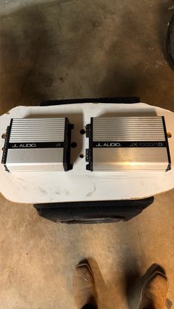 Jl audio amp and sub box