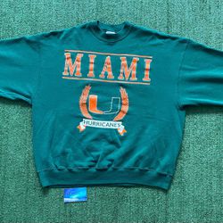 Vintage University of Miami Crewneck sweater