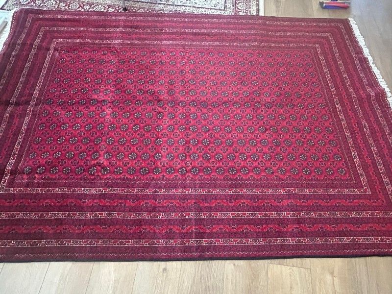 Hand Woven Afghan Carpet