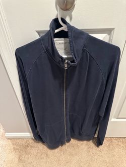 Nautica Navy Full-Zip Jacket Large
