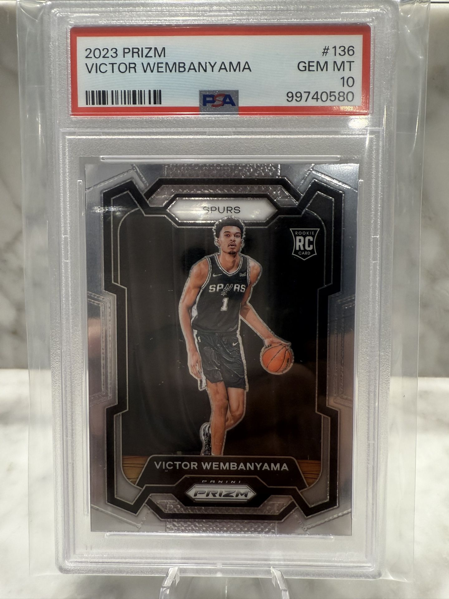 2023/24 Prizm Victor Wembanyama RC PSA 10
