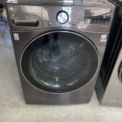 LG ThinQ   XL Capacity Front Load Washer 