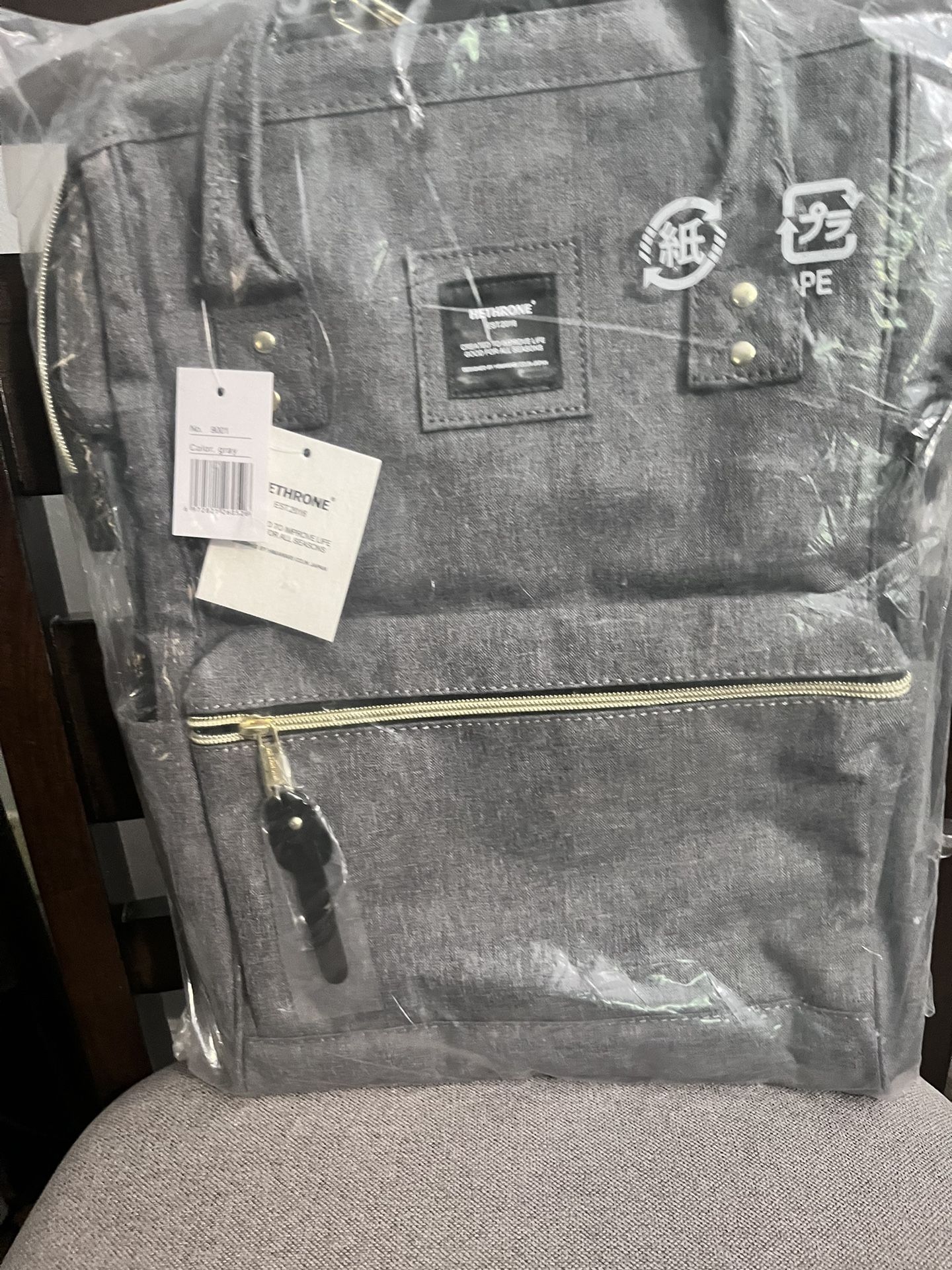 Backpack Grey New