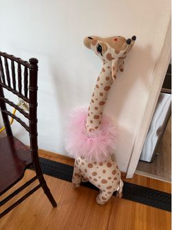 Tall giraffe stuffed animal