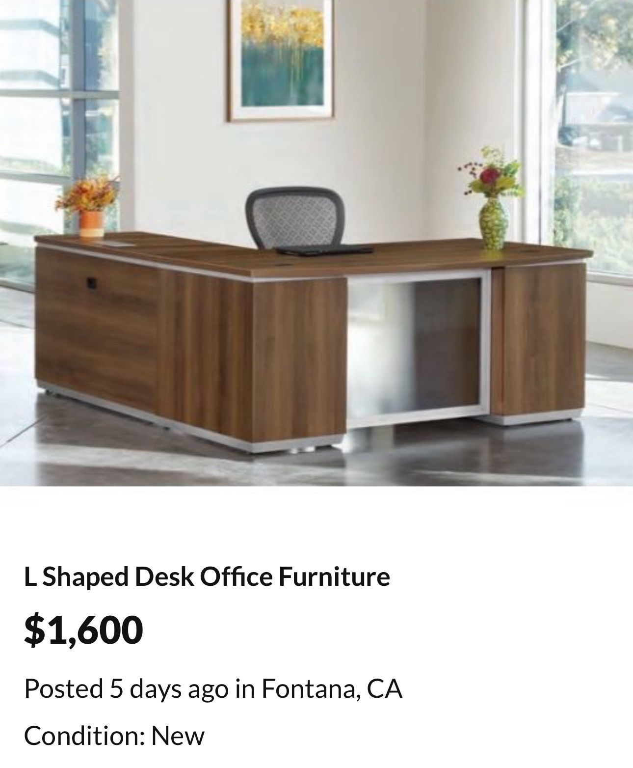 L Shaped Desk Office Furniture