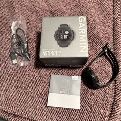 Garmin Instinct 2 GPS Smartwatch — Great Condition — With Box & Charger