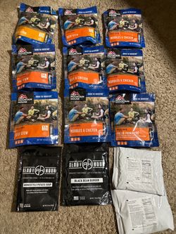 Camping fishing dehydrated food mountain house