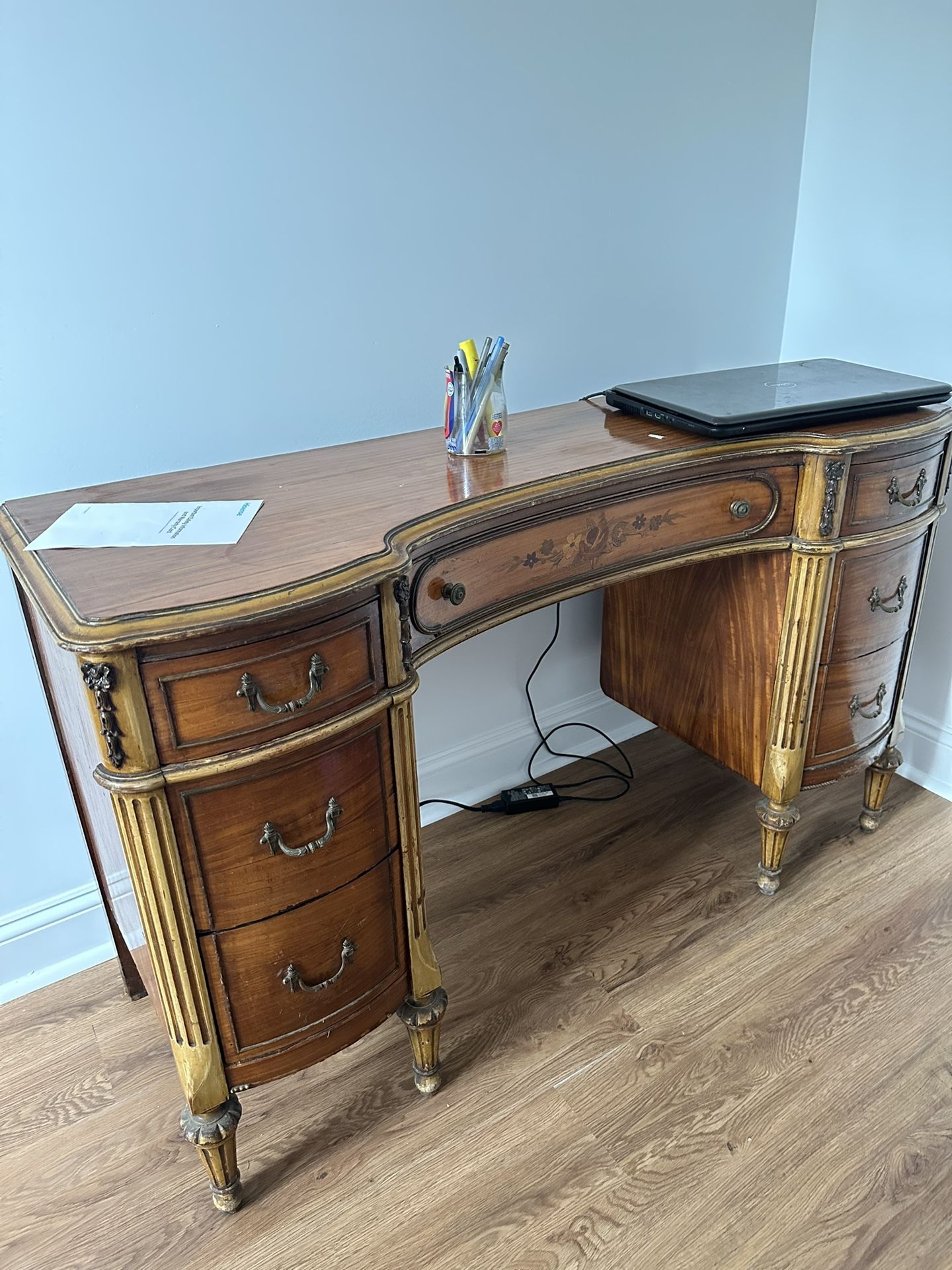 Antique Louis XVI -Style Vanity/Desk