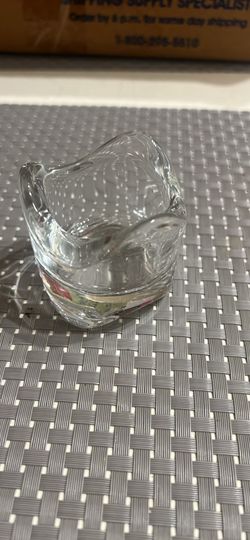 🔥 Liquidation Sale – Clear Glass Candle Holders (2.5” x 2.5”) 🔥