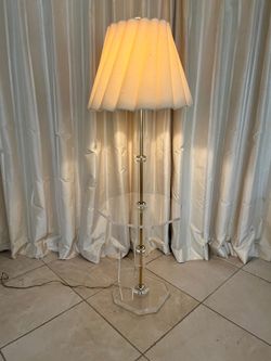 MCM Lucite Floor Lamp Vintage