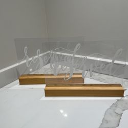 Reserved seating signs (2)