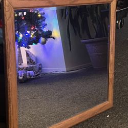 Mirror Real Wood